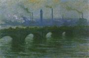 Claude Monet Waterloo Bridge,Overcast Weather